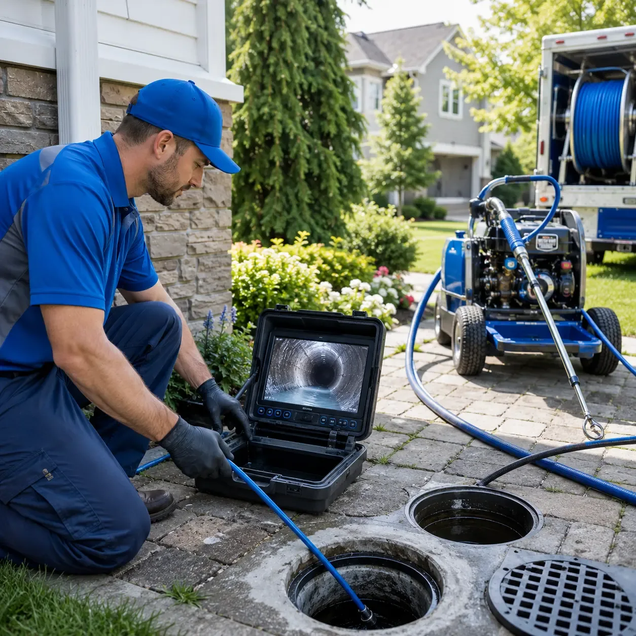 Outdoor drain cleaning professionals serving Bath, MI