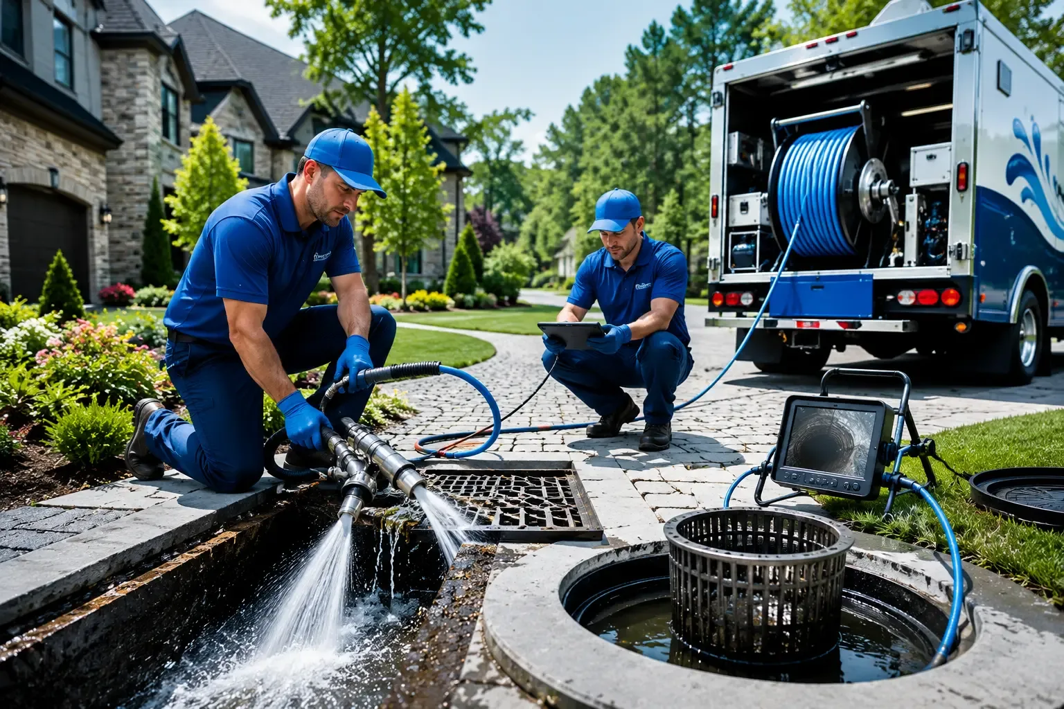 Local outdoor drain cleaning professionals in Bath, MI